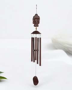 Wind Chimes: Buddha Wind Chime 38" Rustic