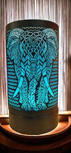 African Elephant Black LED Warmer