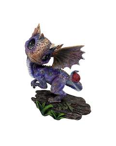 Dragons: Purple Dragon with Lady Bug