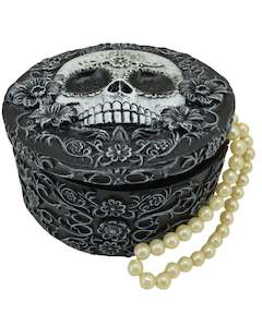 Skulls: Skulls n Flowers Trinket Box