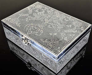Jewellery Boxes: Silver Jewelry Box Tree of Life