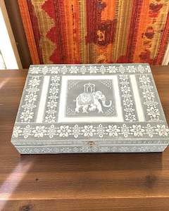 Jewellery Box Elephant Design with Ring Holder