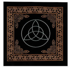 Velvet Divination Cloth-Triquetra Rune