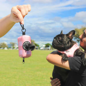 Sale: Frank Barker Pink Gingham Poop Bag