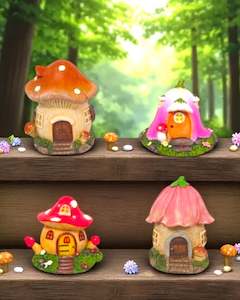 Fairy Gardens: 10cm Mushroom Fairy Garden House