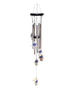 Wind Chimes: Windchime Suncatcher Hamsa Evil Eye