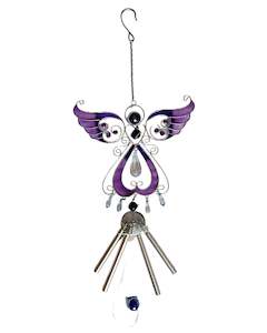 Windchime Suncatcher Purple Angel