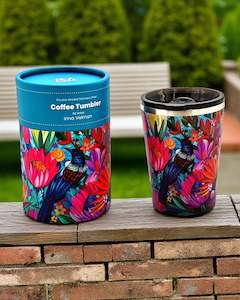 NZ Double Walled S/S Tumbler - Tui & Flowers