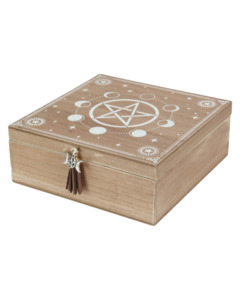 Jewellery Boxes: Square Wiccan Trinket Box