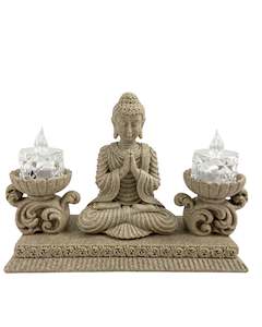 Praying Buddha Candle Holder