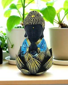 Buddha: Monk Sitting in Lotus Flower