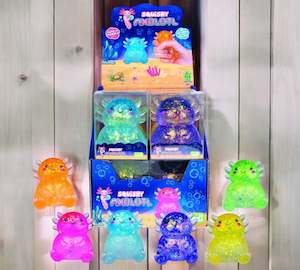 Kids: Squishy Glitter Axolotl