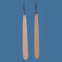 Bone Drop Earrings Large