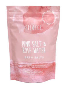 Pink Salt & Hydrating Rose Water Bath Salt