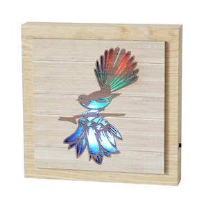 Colour Changing Led Plaque: Fantail Colour Changing LED Plaque NEW!