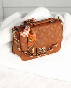 Shoulder Bags: Chain & Scarf bag bag CAMEL