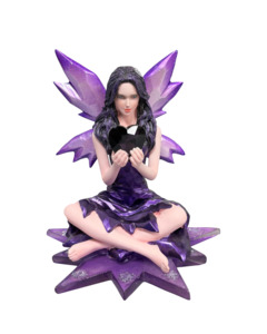 Purple Crystal Heart Fairy