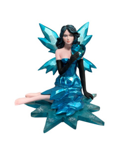 Blue Crystal Heart Fairy