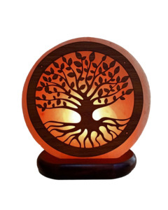 Salt Lamps Accessories: Tree of Life Salt Lamp- with 12V cable and bulb