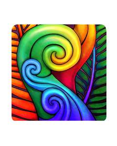 Sophie Blokker: Koru Ceramic 3D Tile - Sophie Blokker