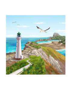 Sophie Blokker: Castlepoint Ceramic 3D Tile - Sophie Blokker