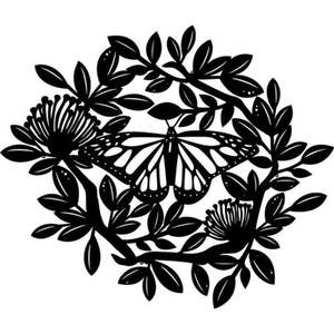 Wall Art: Monarch Butterfly Wall Art