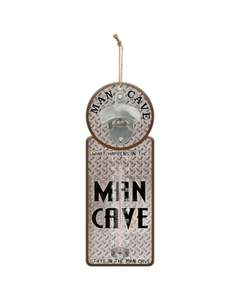Thermometer/Bottle Opener Mancave