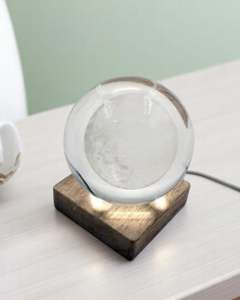 Moon Crystal Ball with Light