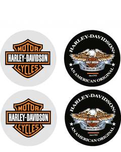 Placemats Coasters: Coasters Harley Ceramic with Cork Back