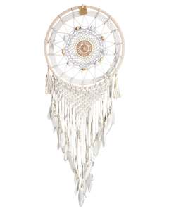 Dreamcatcher White Crochet
