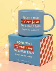 Cups Mugs Teapots: Cheeky Drink Mug - Tolerate