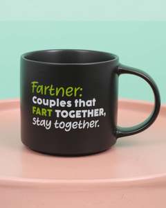 Cups Mugs Teapots: Cheeky Drink Mug - Fart