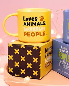 Cheeky Drink Mug - Loves Animals