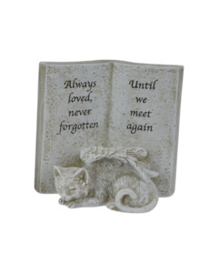 Animals: Memorial Dog / Cat Book Plaque