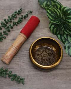 SINGING BOWL - Buddha Brass 9.5cm