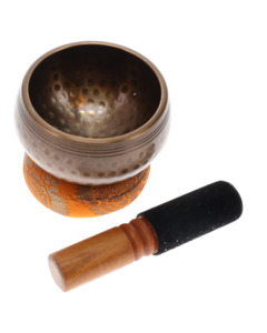SINGING BOWL - Brass Hammered Antique 8cm