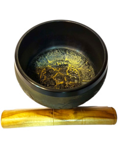 SINGING BOWL - Aluminium Buddha 14cm