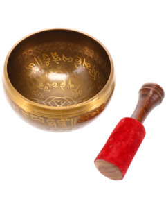 SINGING BOWL - Mantra Etched Hammered 10cm
