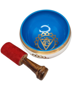 SINGING BOWL - Chakra Sky Blue 10cm