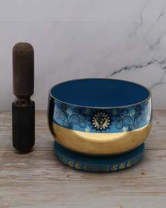 SINGING BOWL - Gift Set Light Blue 12.5cm