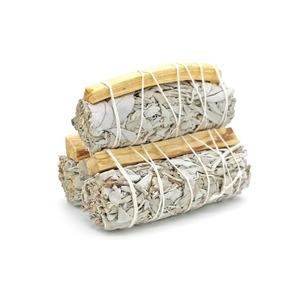 Smudge Sage Palo Santo: White Sage with Palo Santo Smudge Stick (4 in.)