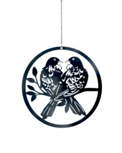 Wall Art: Hanging Oval Tui Duo