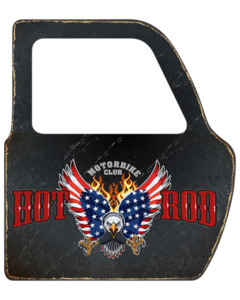 Sign Car Door - Hot Rod Motorbike Club