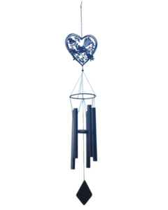 Fantail - Heart Wind Chime 90cm