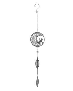 Cat with crystal cluster Hanger