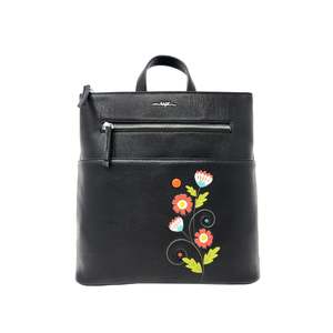 Hand Bags: Flora Backpack - Black