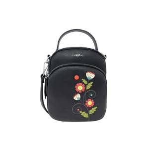 Hand Bags: Flora Crossbody - Black