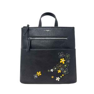 Backpacks: Daisy Backpack - Black