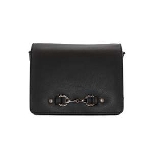 New: Steed Flab Leather Bag - Black