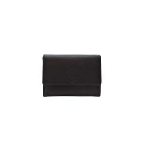 Mens Wallets: Men's Shaftsbury Tri-Fold Wallet with Coin Pocket - Black